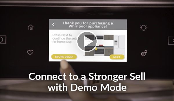 Demo mode on select Whirlpool appliances helps them sell themselves.